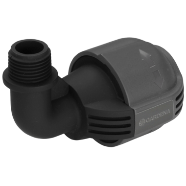 Łącznik L 25 mm x 1/2" - gwint zewnętrzny 